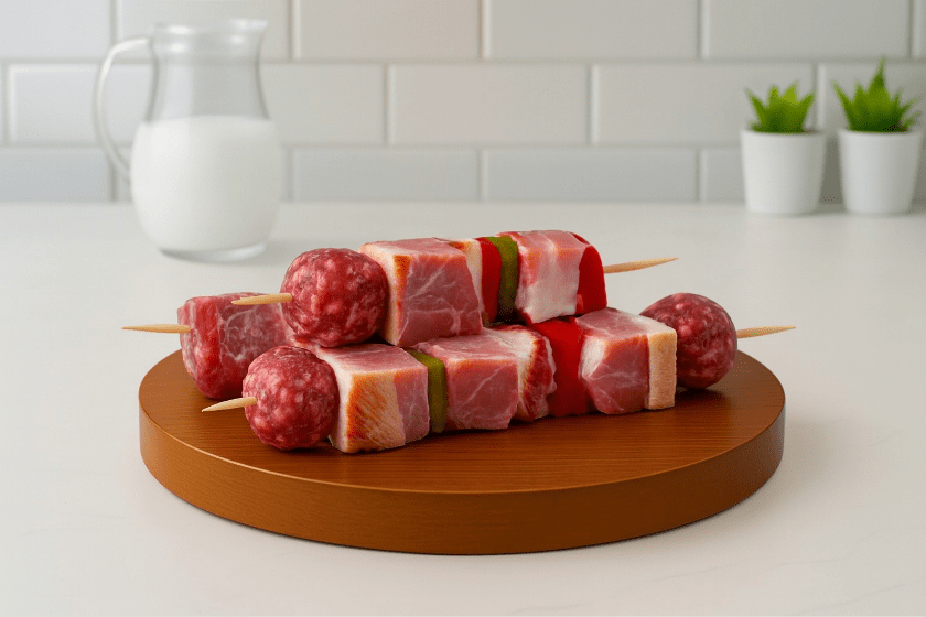 Pork flesh | Tikka cuts with skin