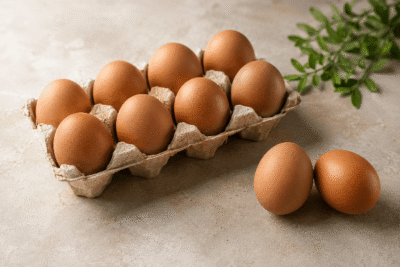 Brown eggs