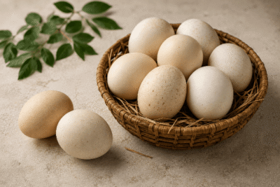 Local chicken eggs