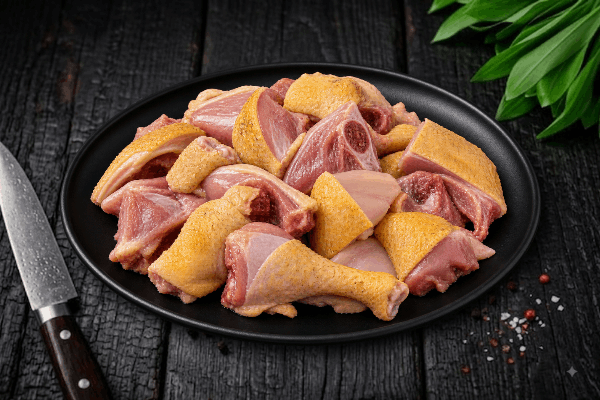 Local chicken with skin | Medium cut - 500 grams