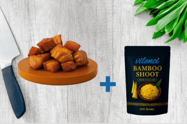 Smoked pork belly + Bamboo shoot