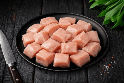 Broiler chicken boneless cut