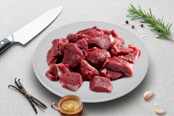 Duck meat curry cut
