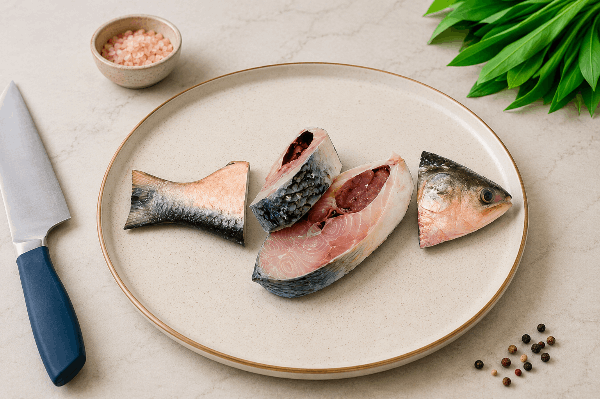 Ilish fish | (Hilsa/Pulasa/Palva/Mullasu) | Big fish fresh cut - 1.2 kgs