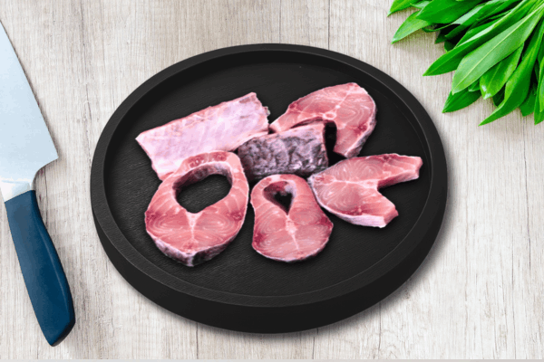 Rohu fish middle cut | Fresh Local fish not frozen - 700 grams