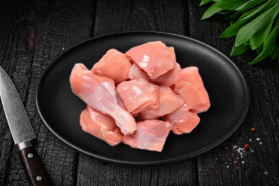 Broiler chicken | leg piece cleaned cut