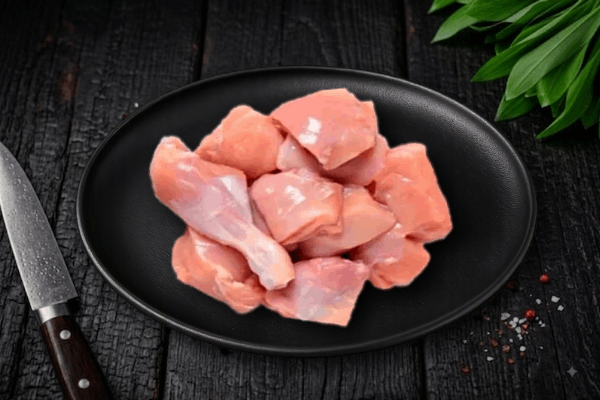 Broiler chicken | leg piece cleaned cut