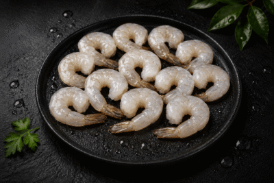 White Prawns (Cleaned Tail-On) | Indian Naaran / Jhinga / Yetti / ಸೀಗಡಿ