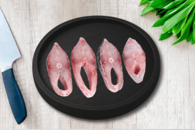 Rohu/Roi fish | ರೋಹು | ಬತ್ತ (Fresh rohu fish round cut without head)