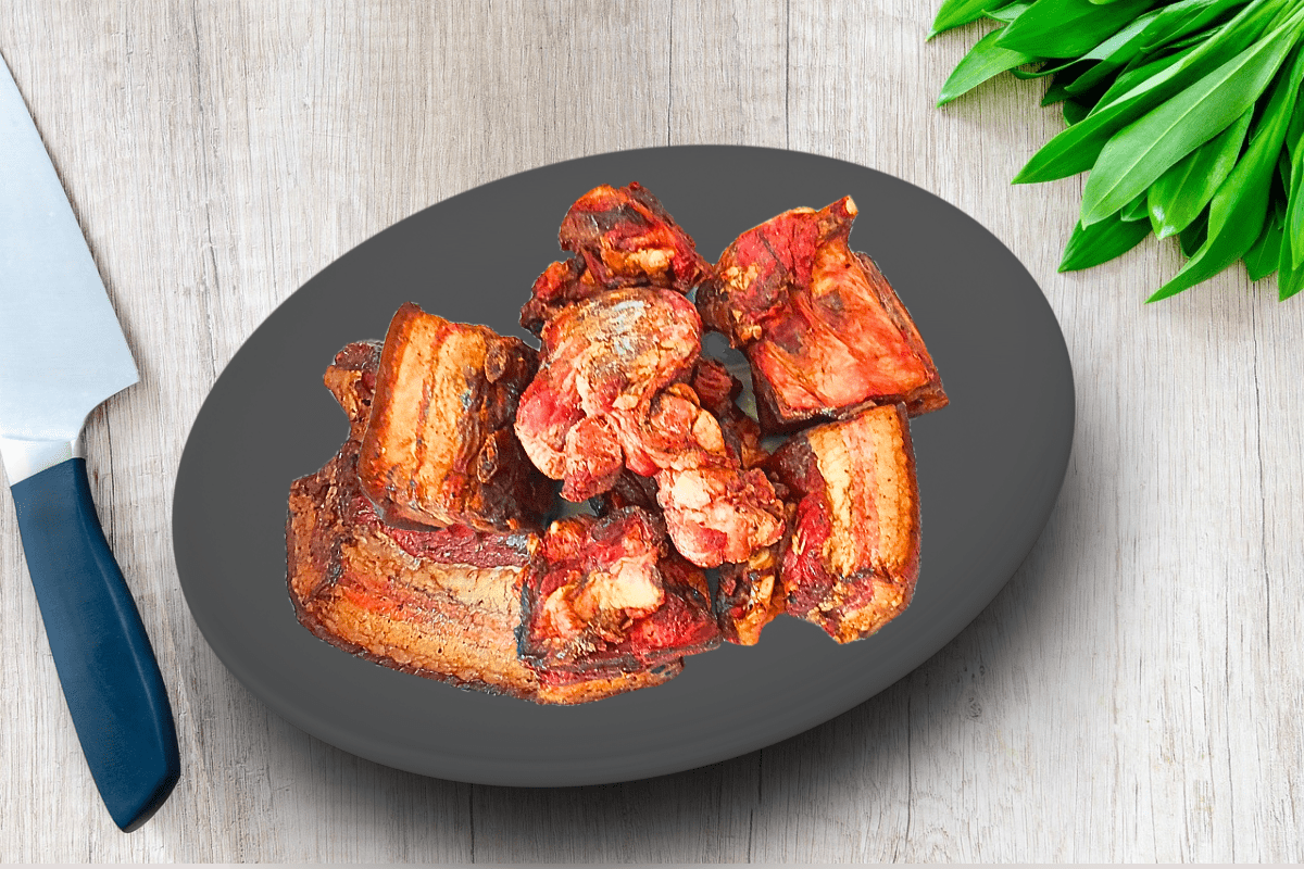 Deep Smoked Pork Meat | 50 % flesh & 50 % fats