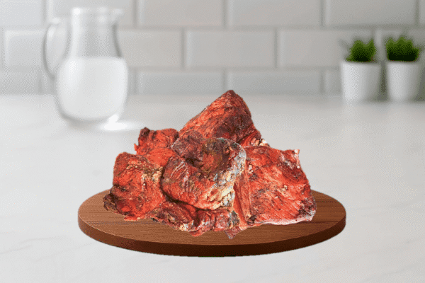 Smoked pork flesh | Deskined with bones | Deep Smoked - 300 grams