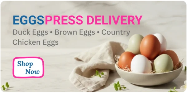 Local chicken eggs, duck eggs, brown eggs, farm eggs delivery | packmymeat