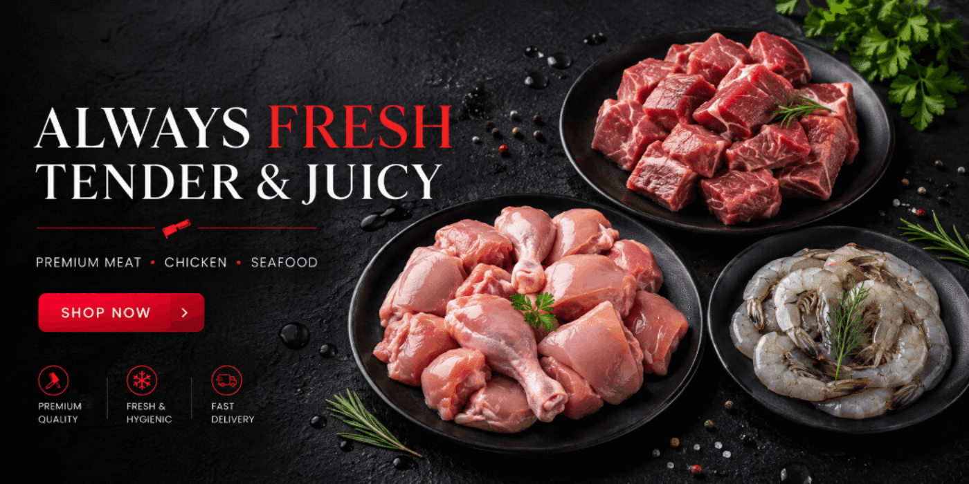 Fresh meat delivery in Bengaluru