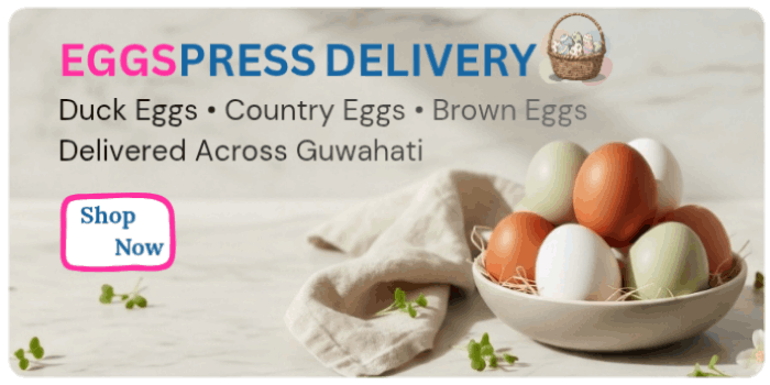 Eggs delivery in Guwahati