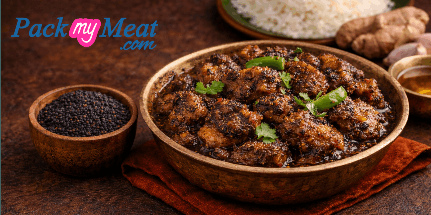 How to cook pork with sesame seeds