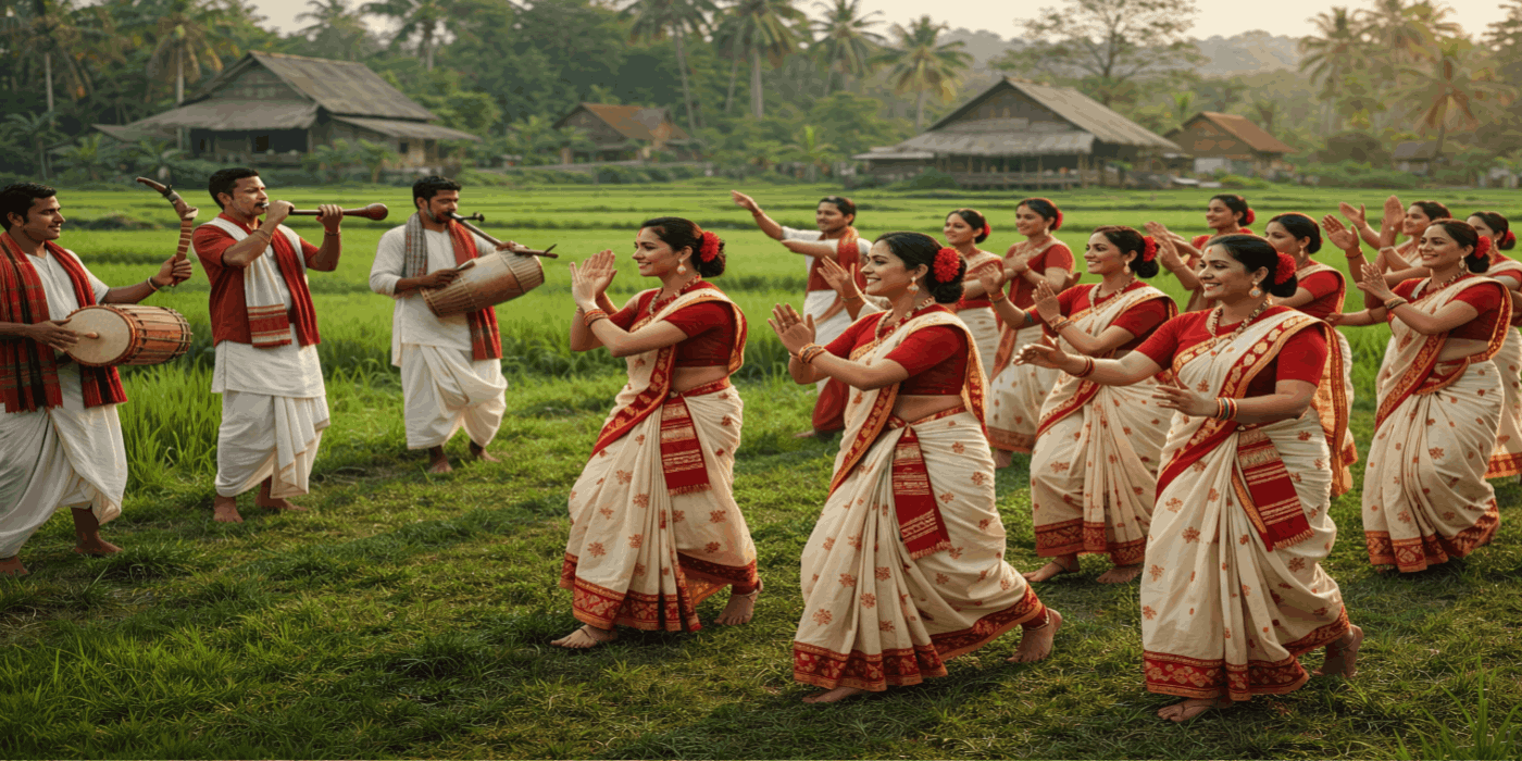 Rongali Bihu festival in Assam: Traditions, Foods, Music & Celebration