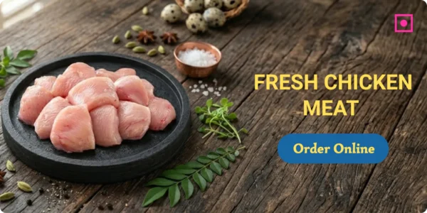 Fresh cut chicken meat online home delivery | Packmymeat/PMM