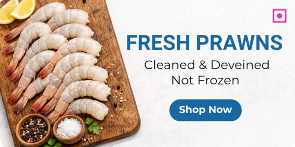 Fresh prawns online home delivery | Packmymeat/PMM