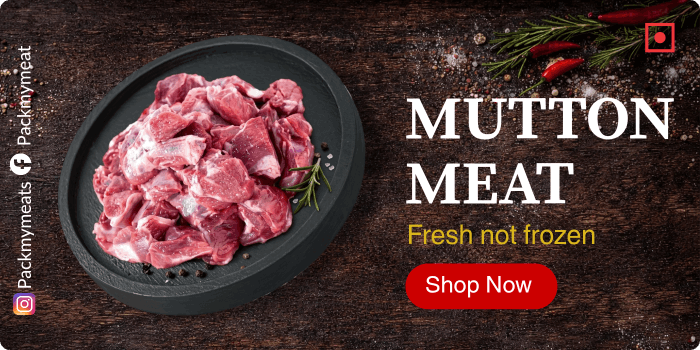 Fresh raw mutton/goat meat home delivery in Guwahati | packmymeat/pmm