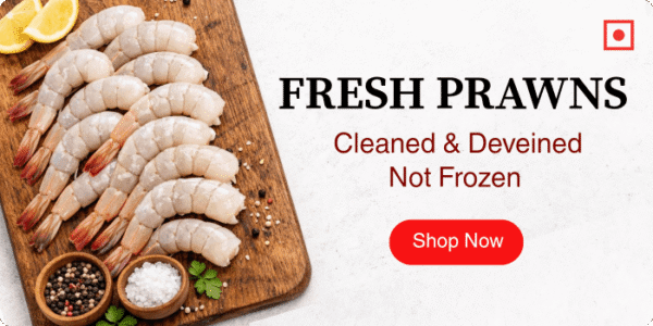 Fresh prawns delivery packmymeat/PMM. Fresh prawns not frozen