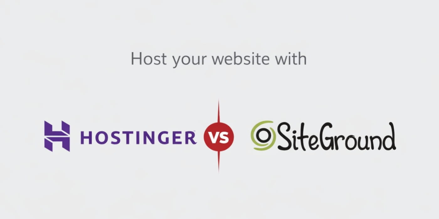 Hostinger Vs Siteground Hosting