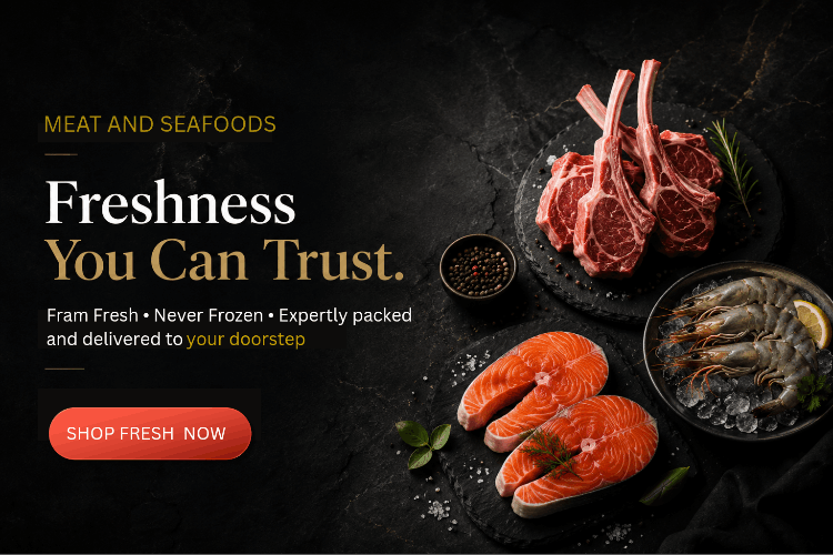 Fresh meat, fish and seafoods home delivery in Bangalore | packmymeat/PMM